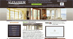 Desktop Screenshot of alexanderco.com